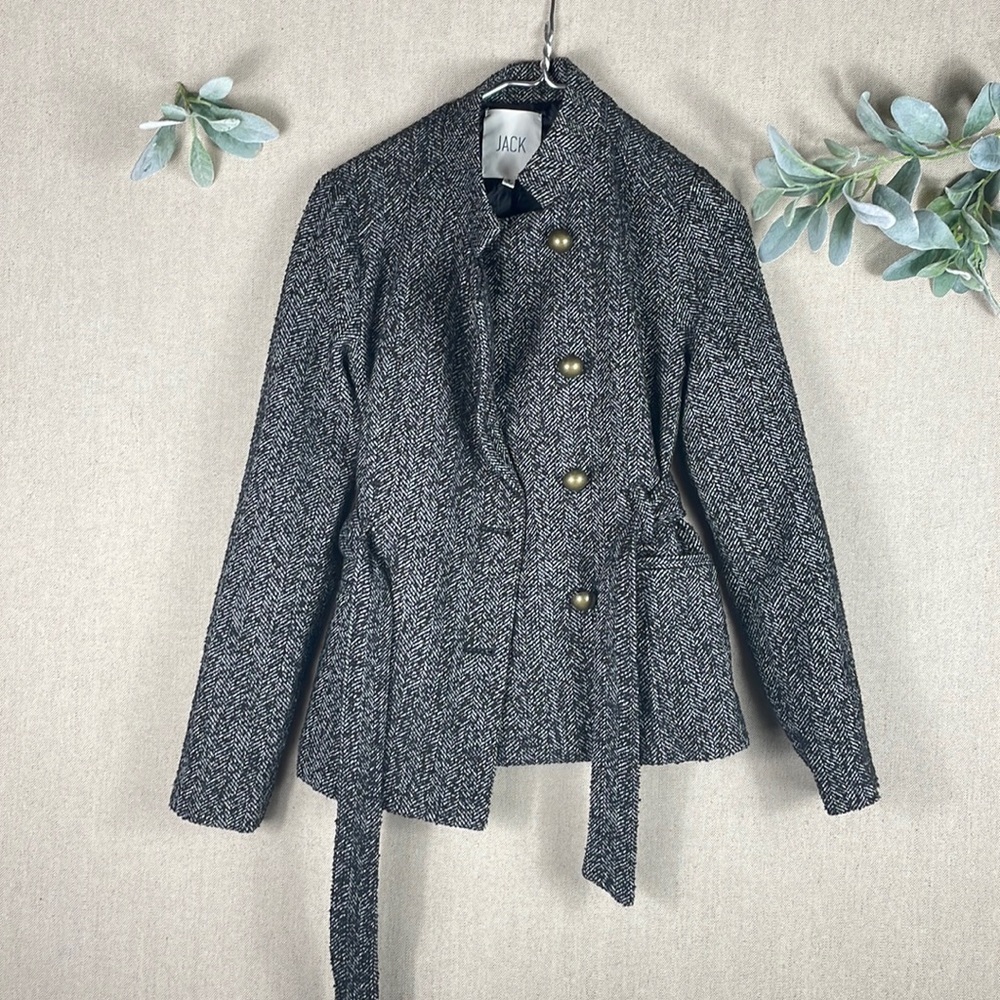 Jack > Black Peacoat Small